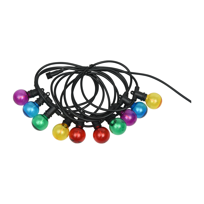 G40 Ball Bubble E12 ปากเกลียวโคมไฟพู่ห้อยตกแต่งสีสันสดใส