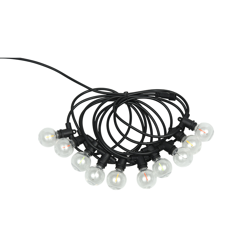 G40 Ball Bubble E12 ปากเกลียว LED สีสันสดใสโคมไฟตกแต่งพู่ห้อย